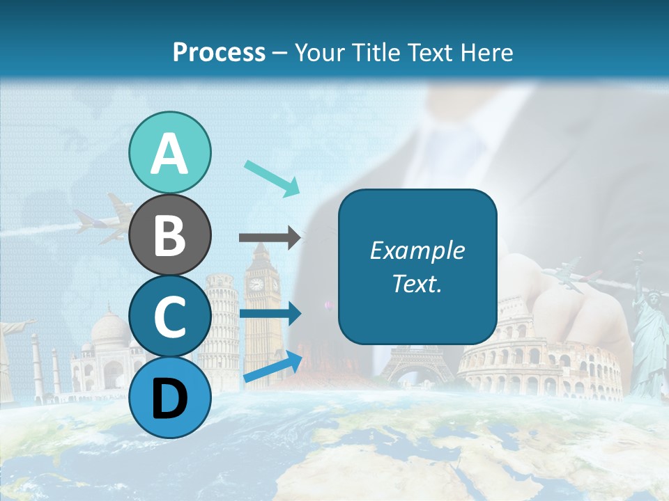 Globe Spring People PowerPoint Template