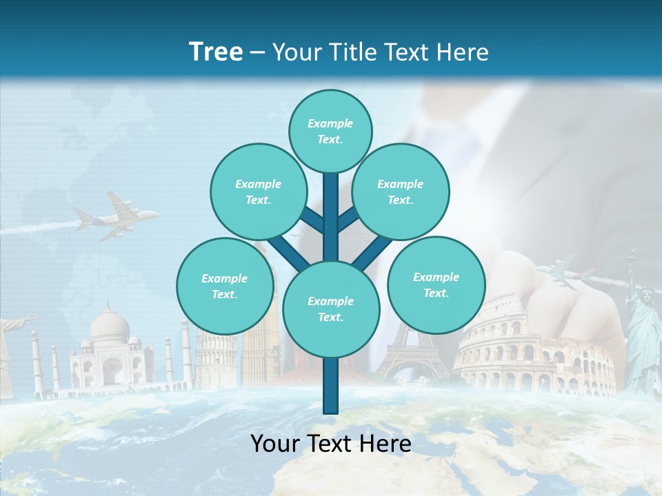 Globe Spring People PowerPoint Template