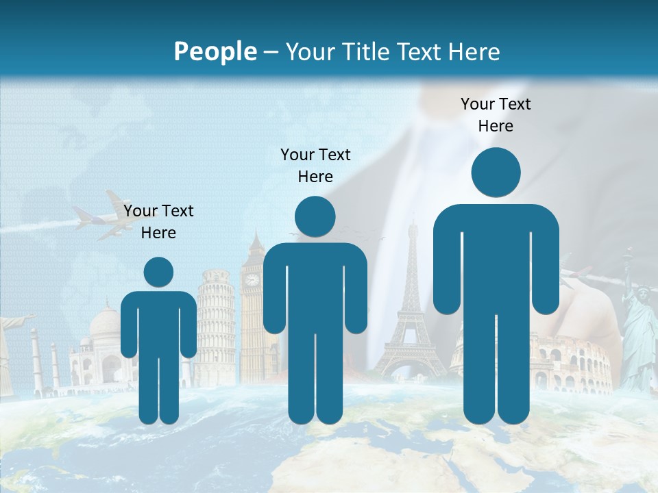 Globe Spring People PowerPoint Template