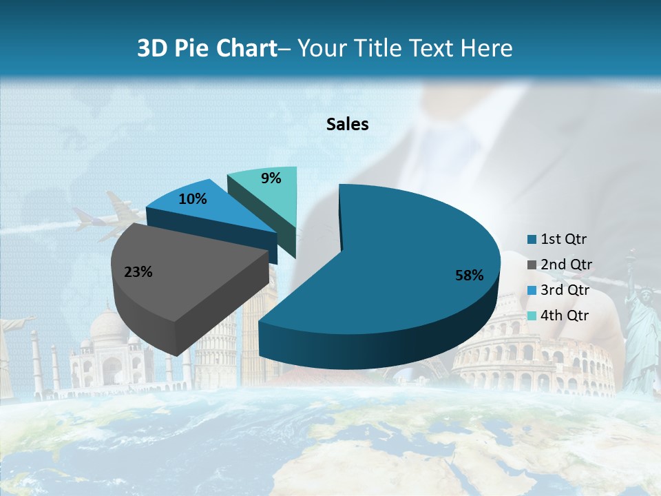 Globe Spring People PowerPoint Template