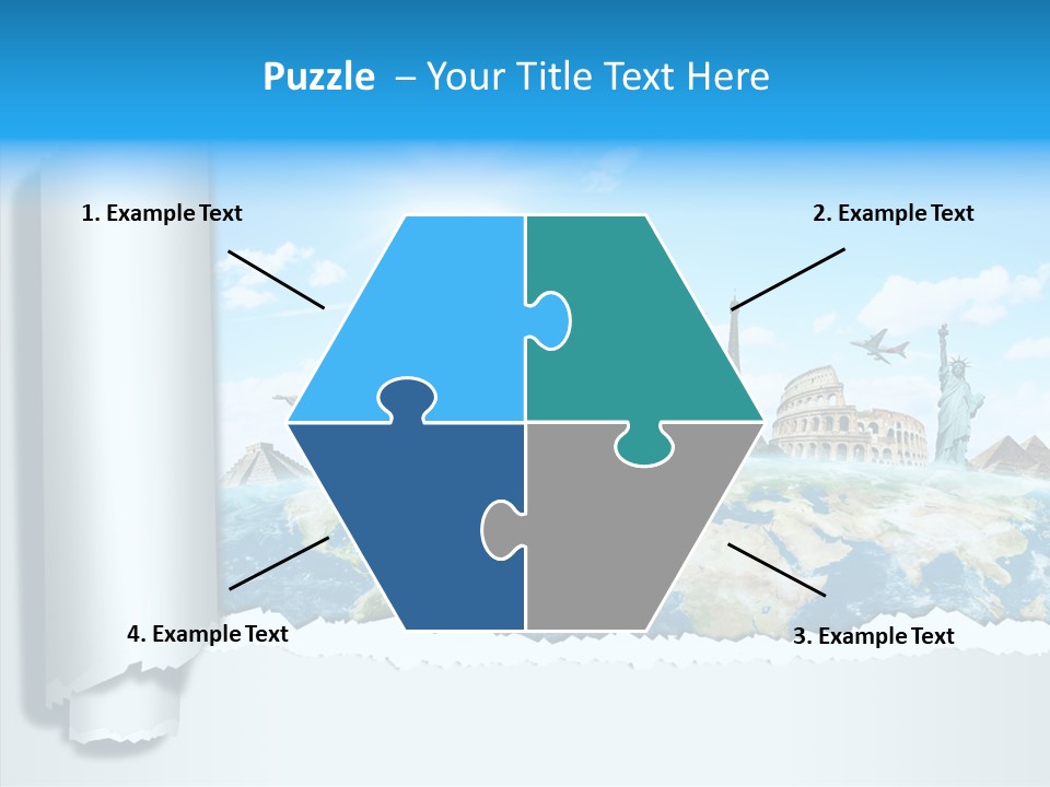 Torn Planet Africa PowerPoint Template