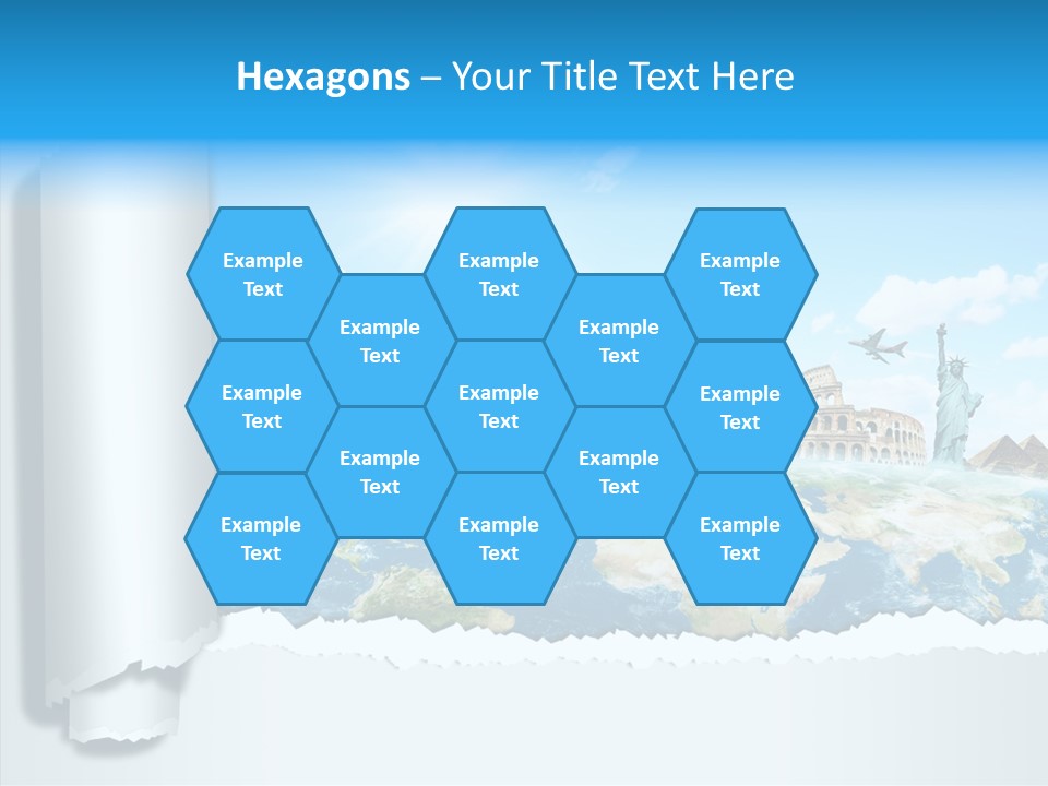 Torn Planet Africa PowerPoint Template