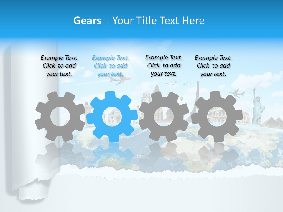 Torn Planet Africa PowerPoint Template