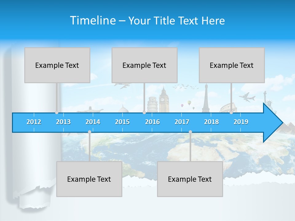 Torn Planet Africa PowerPoint Template