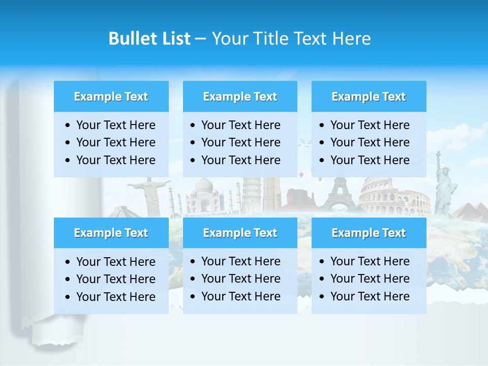Torn Planet Africa PowerPoint Template