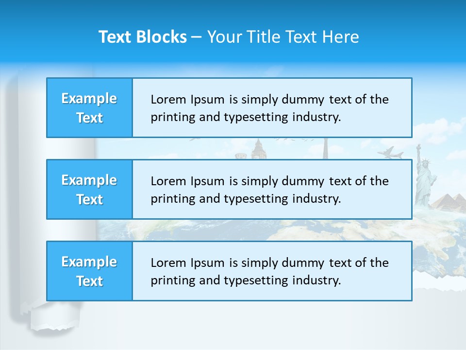 Torn Planet Africa PowerPoint Template