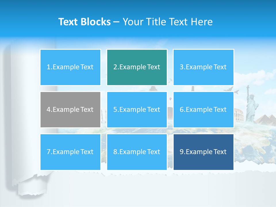 Torn Planet Africa PowerPoint Template