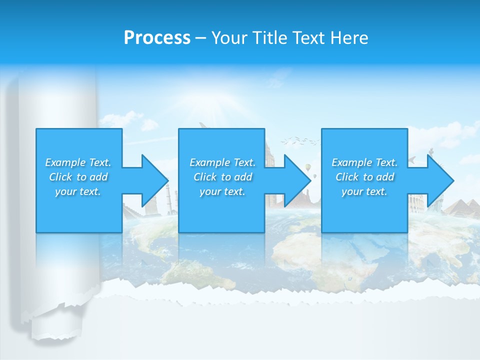 Torn Planet Africa PowerPoint Template