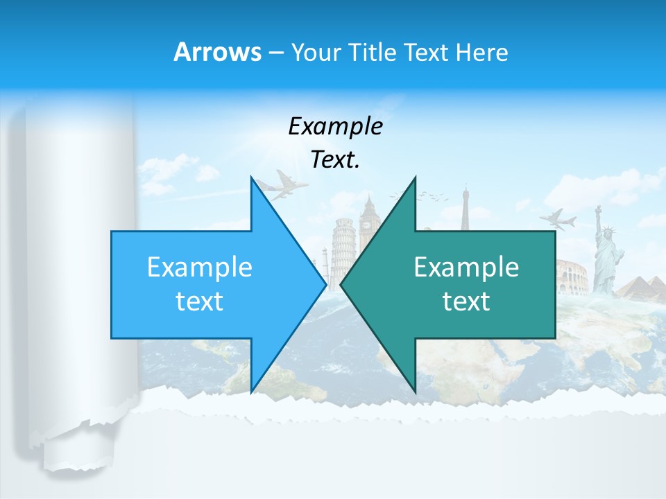 Torn Planet Africa PowerPoint Template