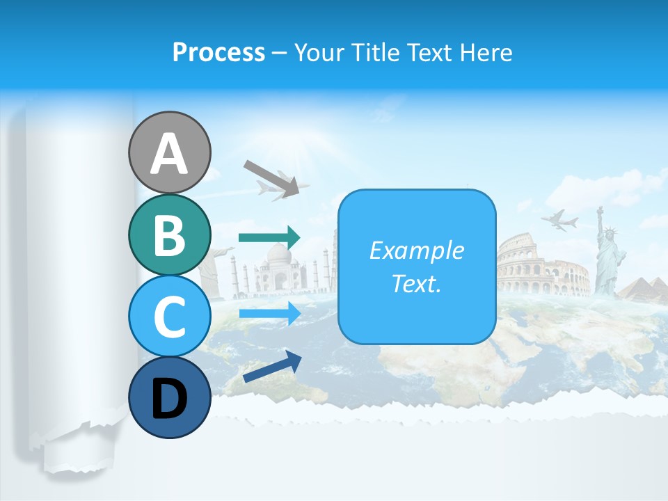 Torn Planet Africa PowerPoint Template