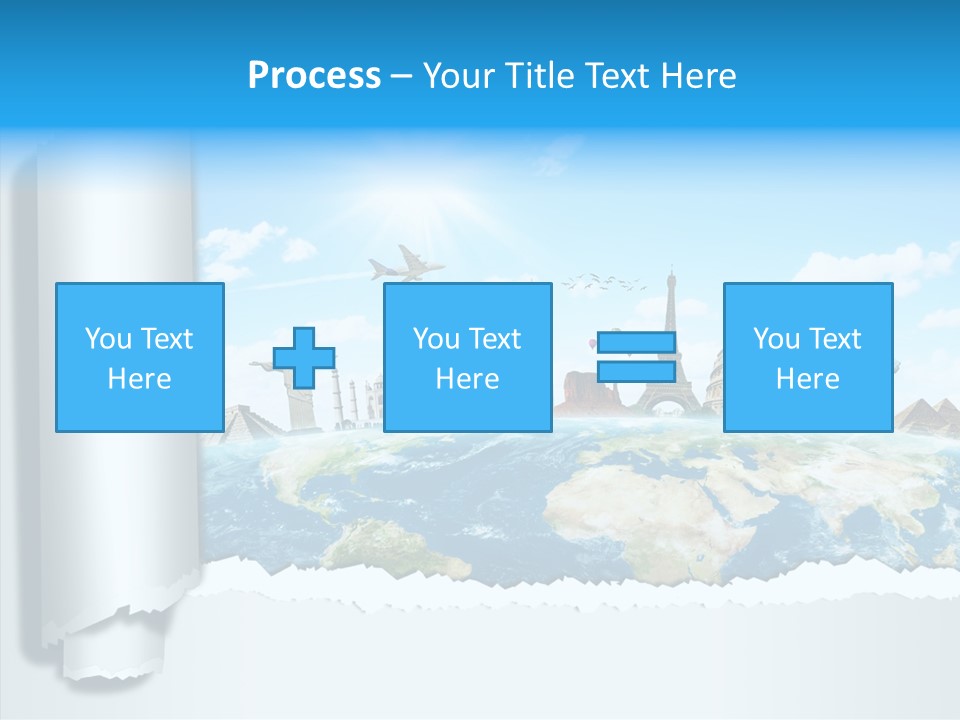 Torn Planet Africa PowerPoint Template