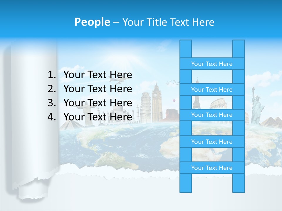Torn Planet Africa PowerPoint Template