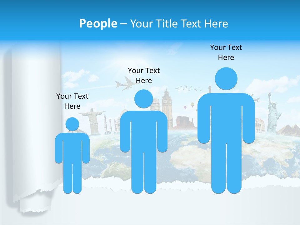 Torn Planet Africa PowerPoint Template