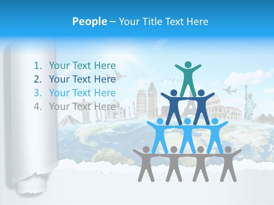 Torn Planet Africa PowerPoint Template