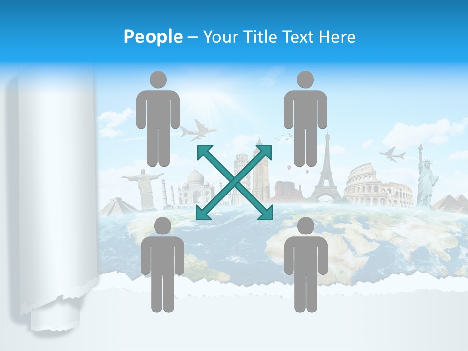 Torn Planet Africa PowerPoint Template