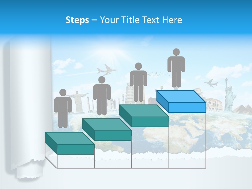 Torn Planet Africa PowerPoint Template