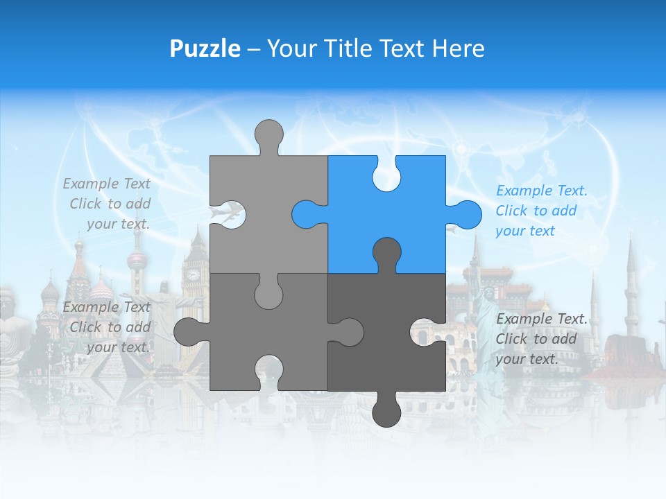 Planet Flight Journey PowerPoint Template