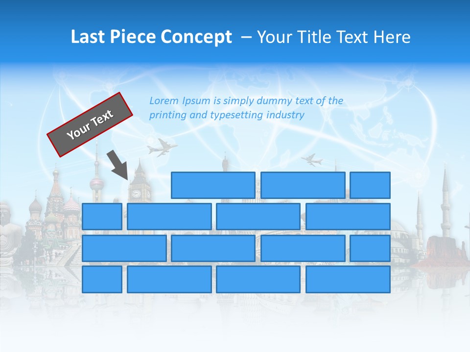 Planet Flight Journey PowerPoint Template