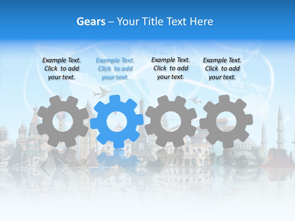 Planet Flight Journey PowerPoint Template