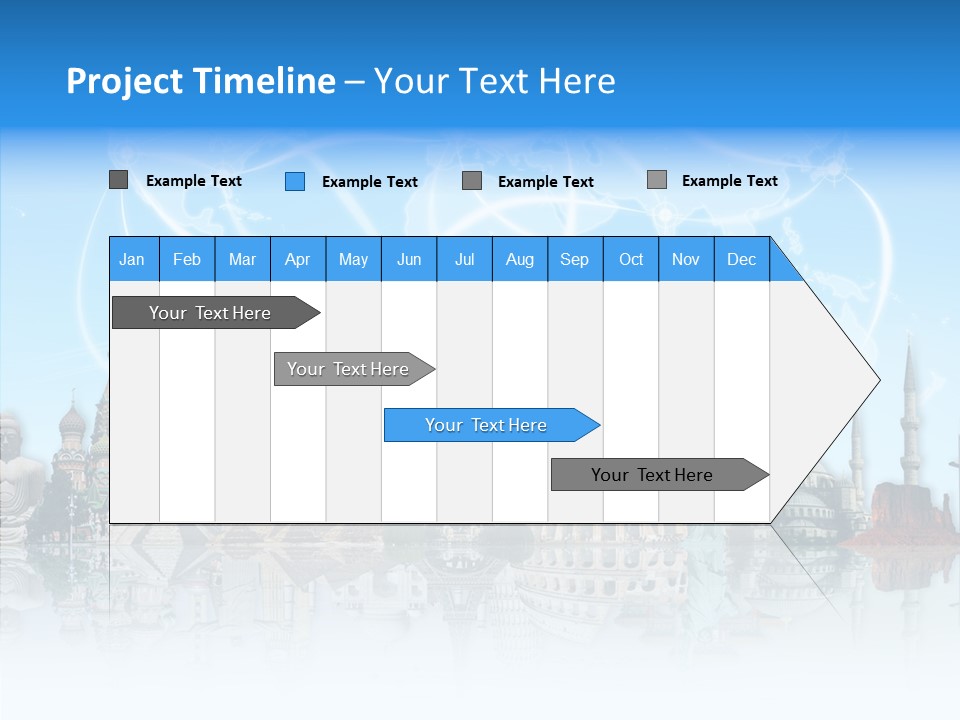 Planet Flight Journey PowerPoint Template