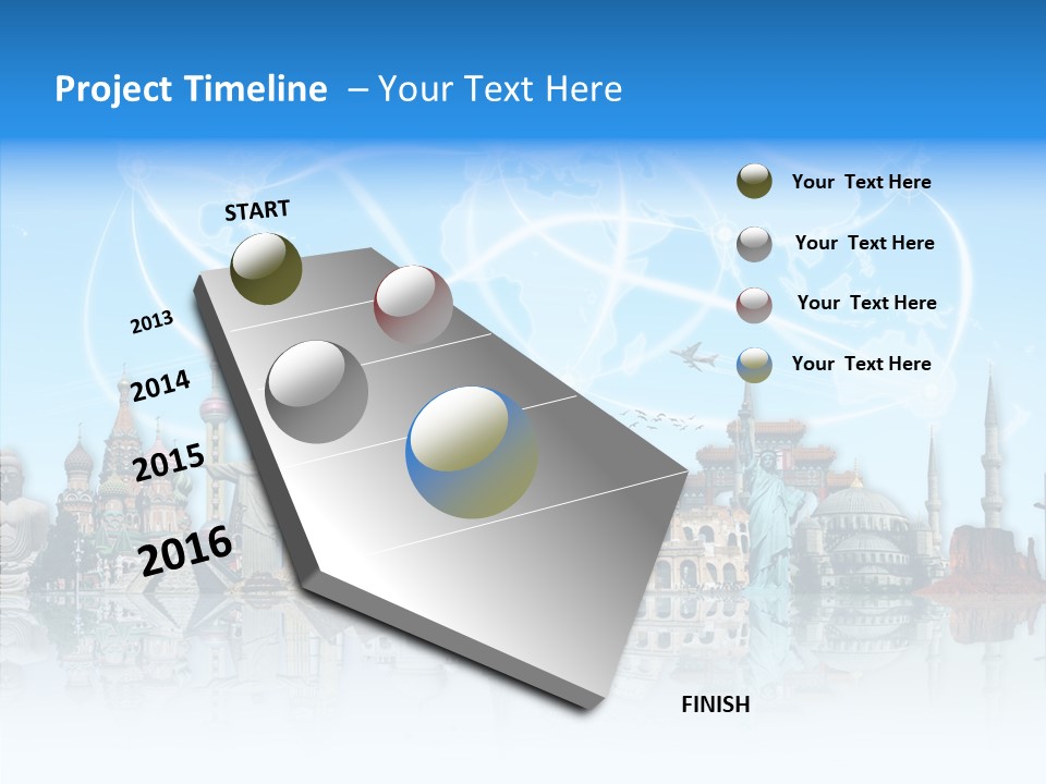 Planet Flight Journey PowerPoint Template