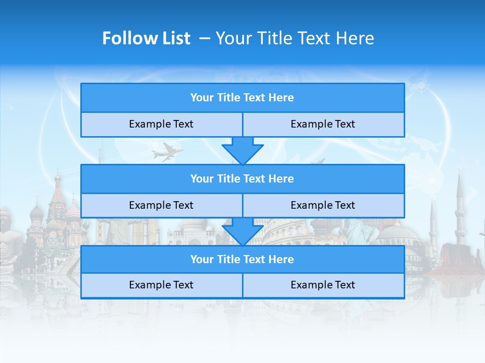Planet Flight Journey PowerPoint Template