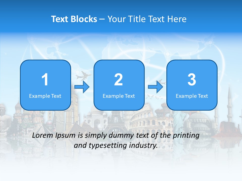 Planet Flight Journey PowerPoint Template
