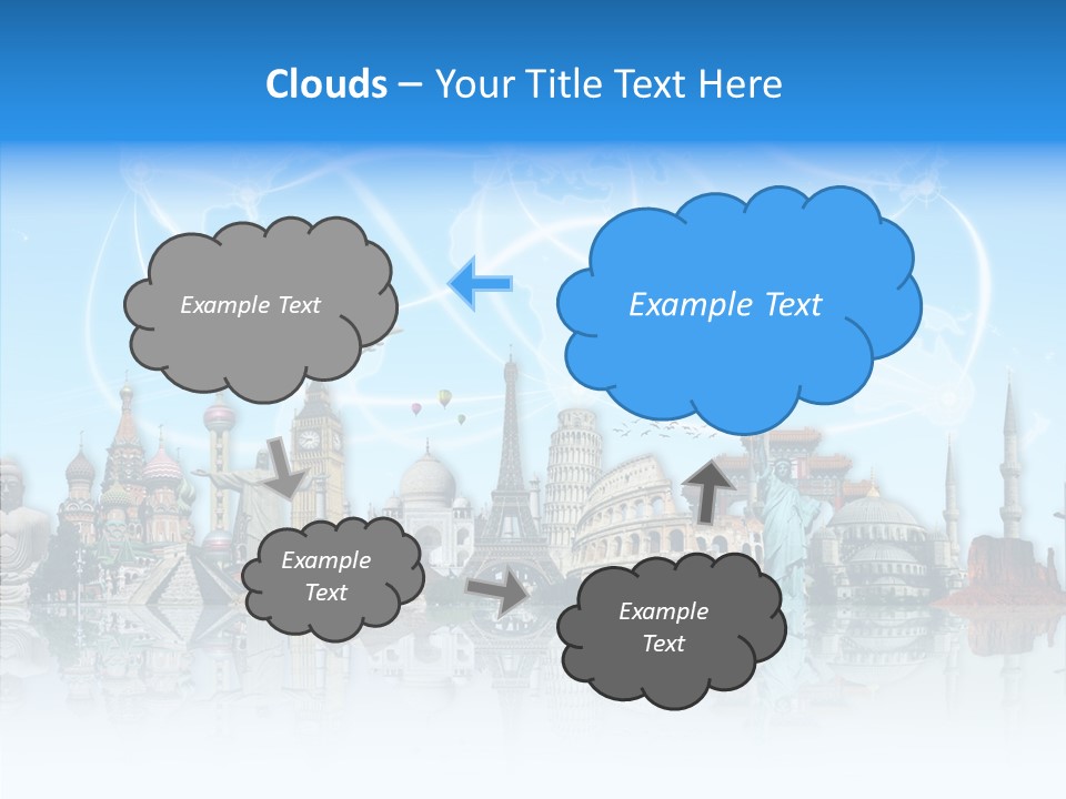 Planet Flight Journey PowerPoint Template