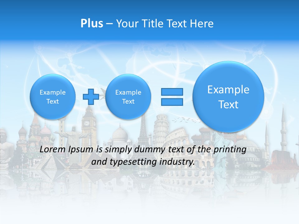 Planet Flight Journey PowerPoint Template