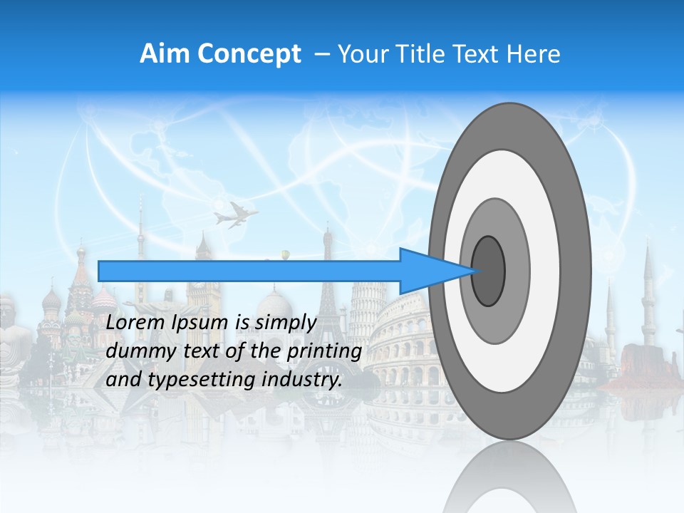 Planet Flight Journey PowerPoint Template