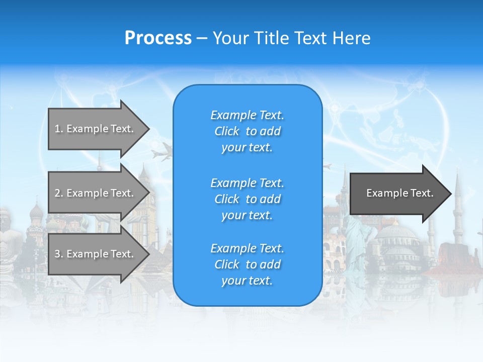 Planet Flight Journey PowerPoint Template
