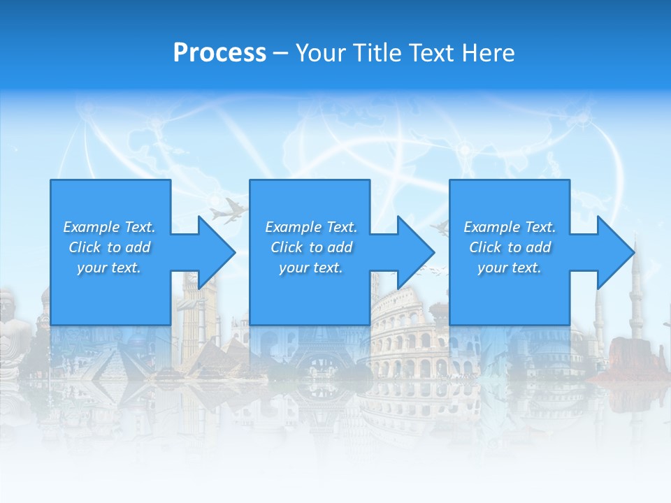 Planet Flight Journey PowerPoint Template