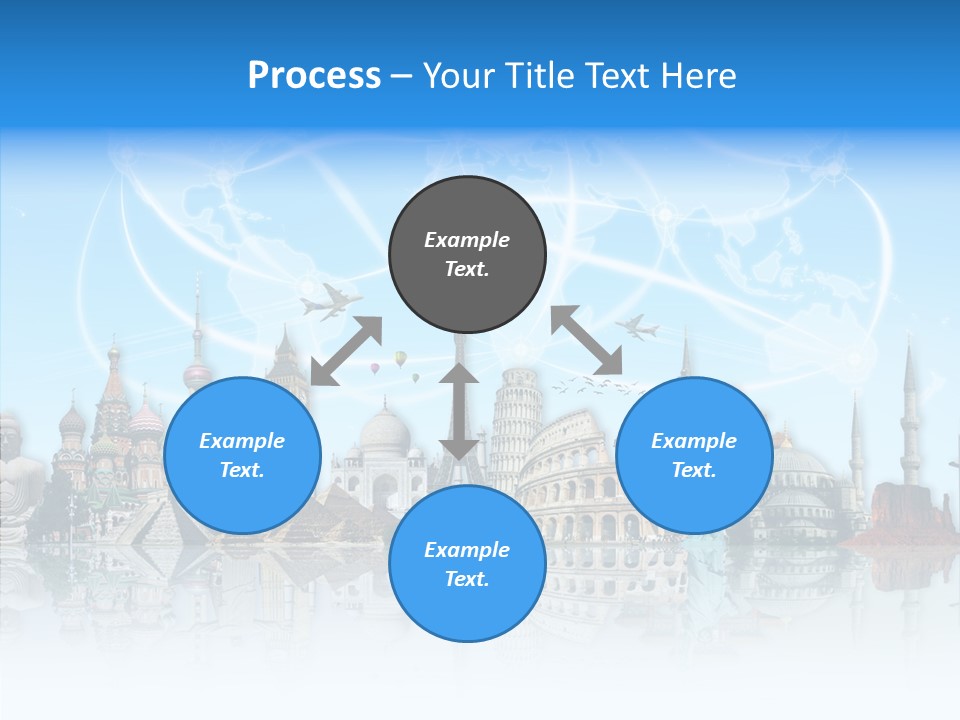 Planet Flight Journey PowerPoint Template