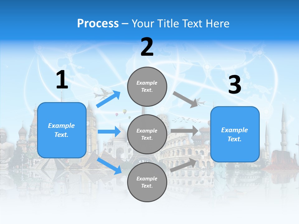 Planet Flight Journey PowerPoint Template