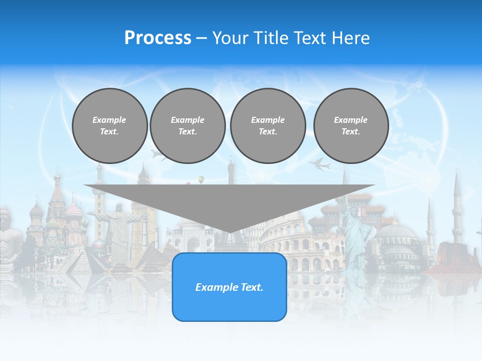 Planet Flight Journey PowerPoint Template