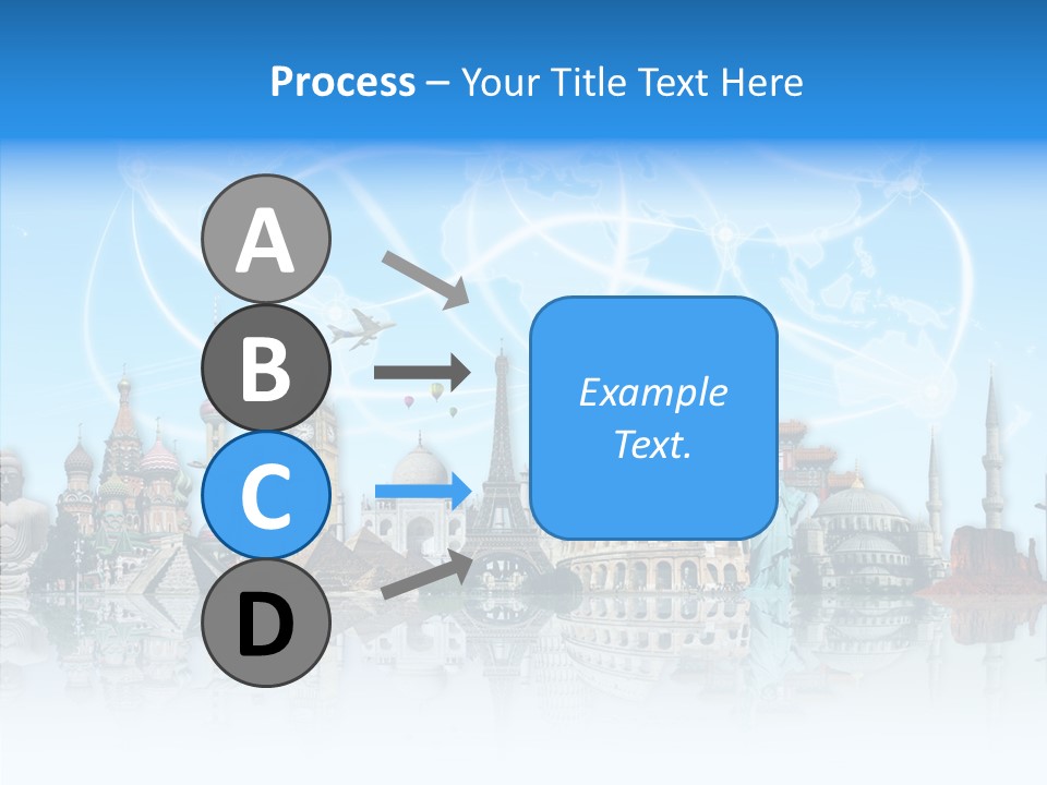 Planet Flight Journey PowerPoint Template