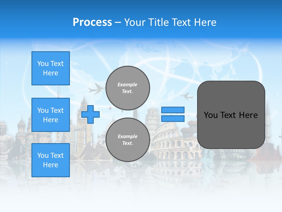 Planet Flight Journey PowerPoint Template