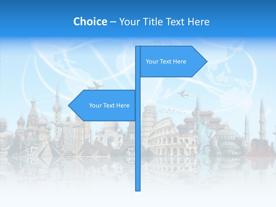 Planet Flight Journey PowerPoint Template