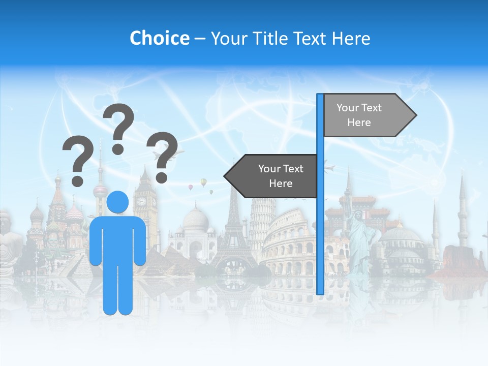 Planet Flight Journey PowerPoint Template