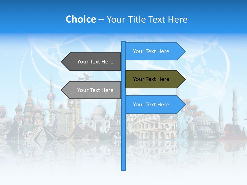 Planet Flight Journey PowerPoint Template