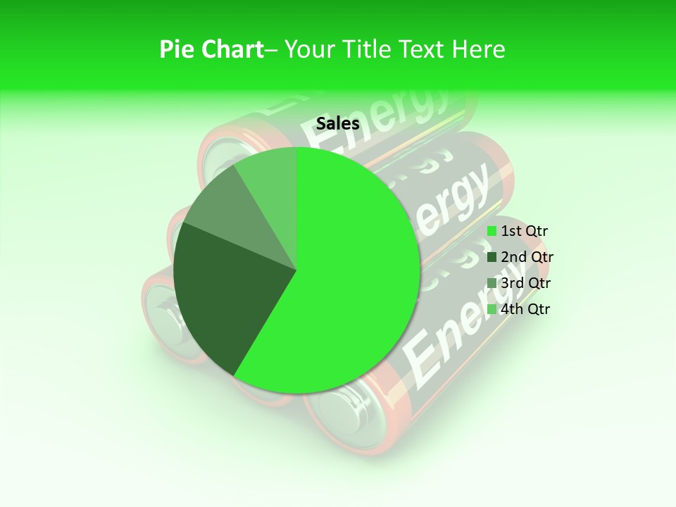 Freigestellt Rechargeable Battery PowerPoint Template