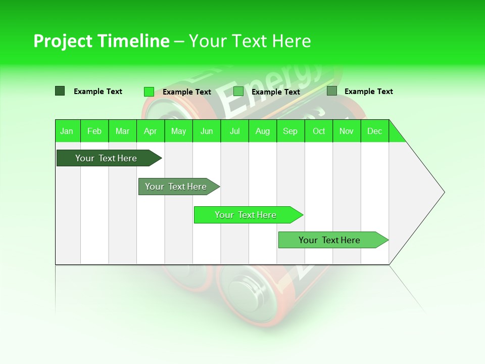 Freigestellt Rechargeable Battery PowerPoint Template