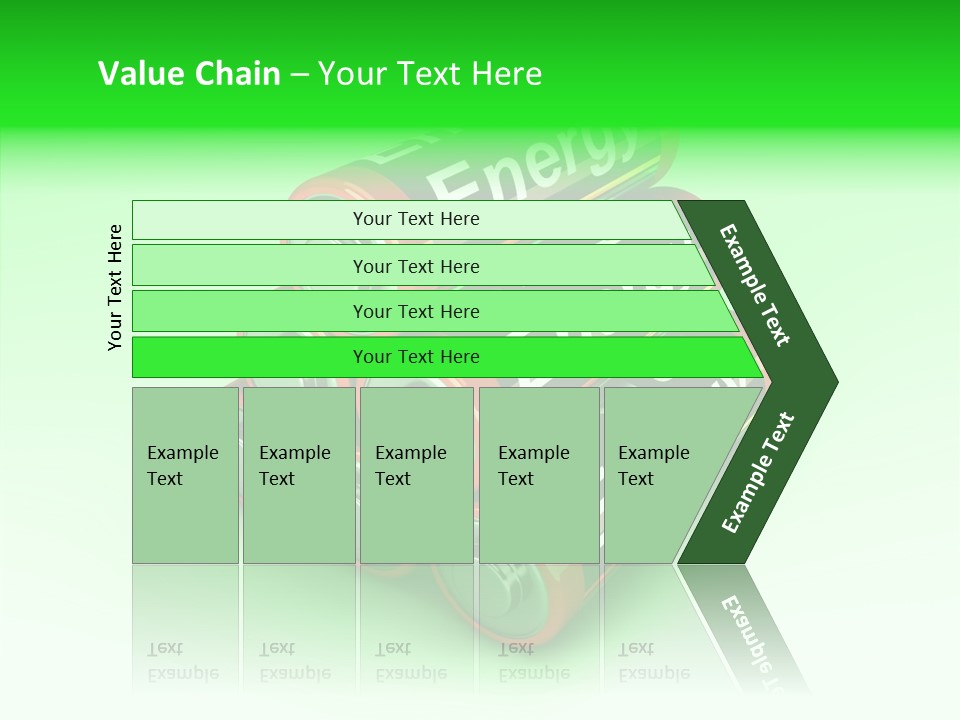 Freigestellt Rechargeable Battery PowerPoint Template