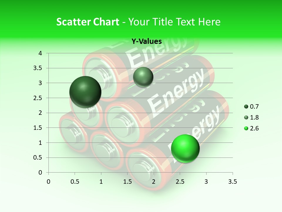 Freigestellt Rechargeable Battery PowerPoint Template