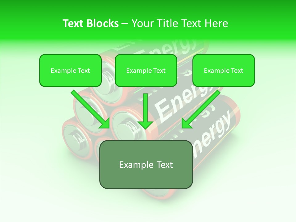 Freigestellt Rechargeable Battery PowerPoint Template
