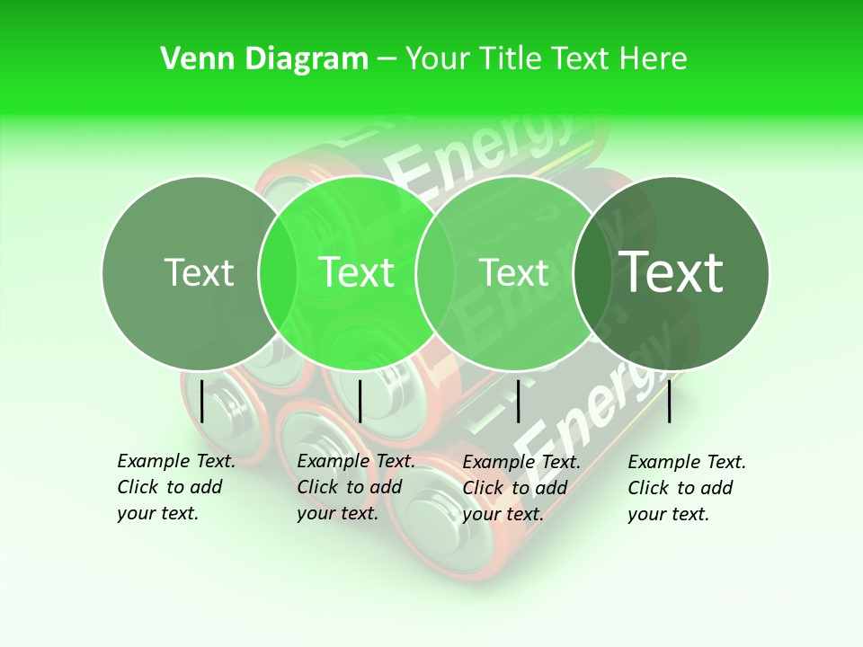 Freigestellt Rechargeable Battery PowerPoint Template