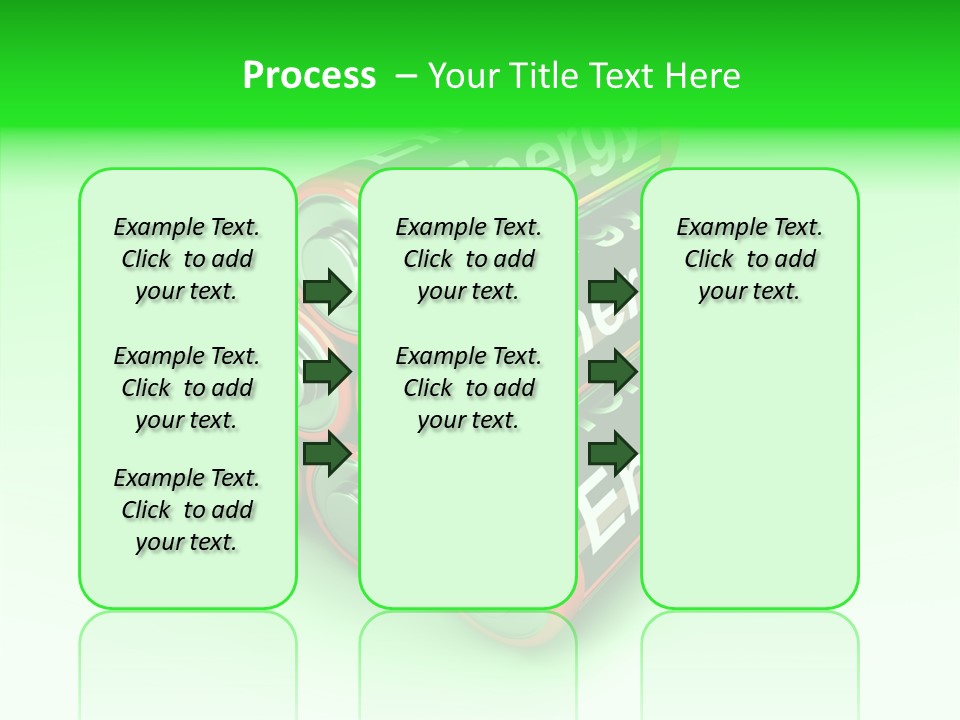 Freigestellt Rechargeable Battery PowerPoint Template
