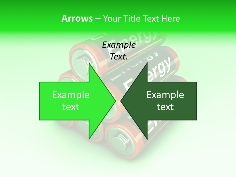 Freigestellt Rechargeable Battery PowerPoint Template