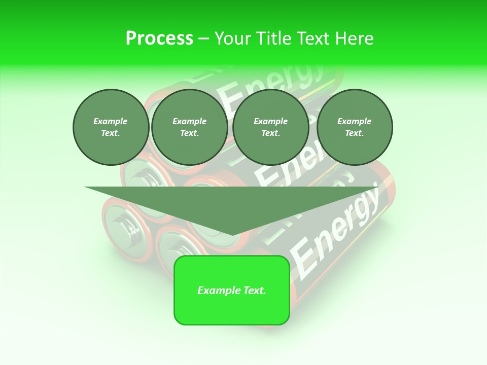 Freigestellt Rechargeable Battery PowerPoint Template