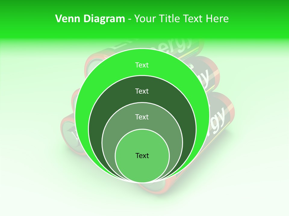 Freigestellt Rechargeable Battery PowerPoint Template
